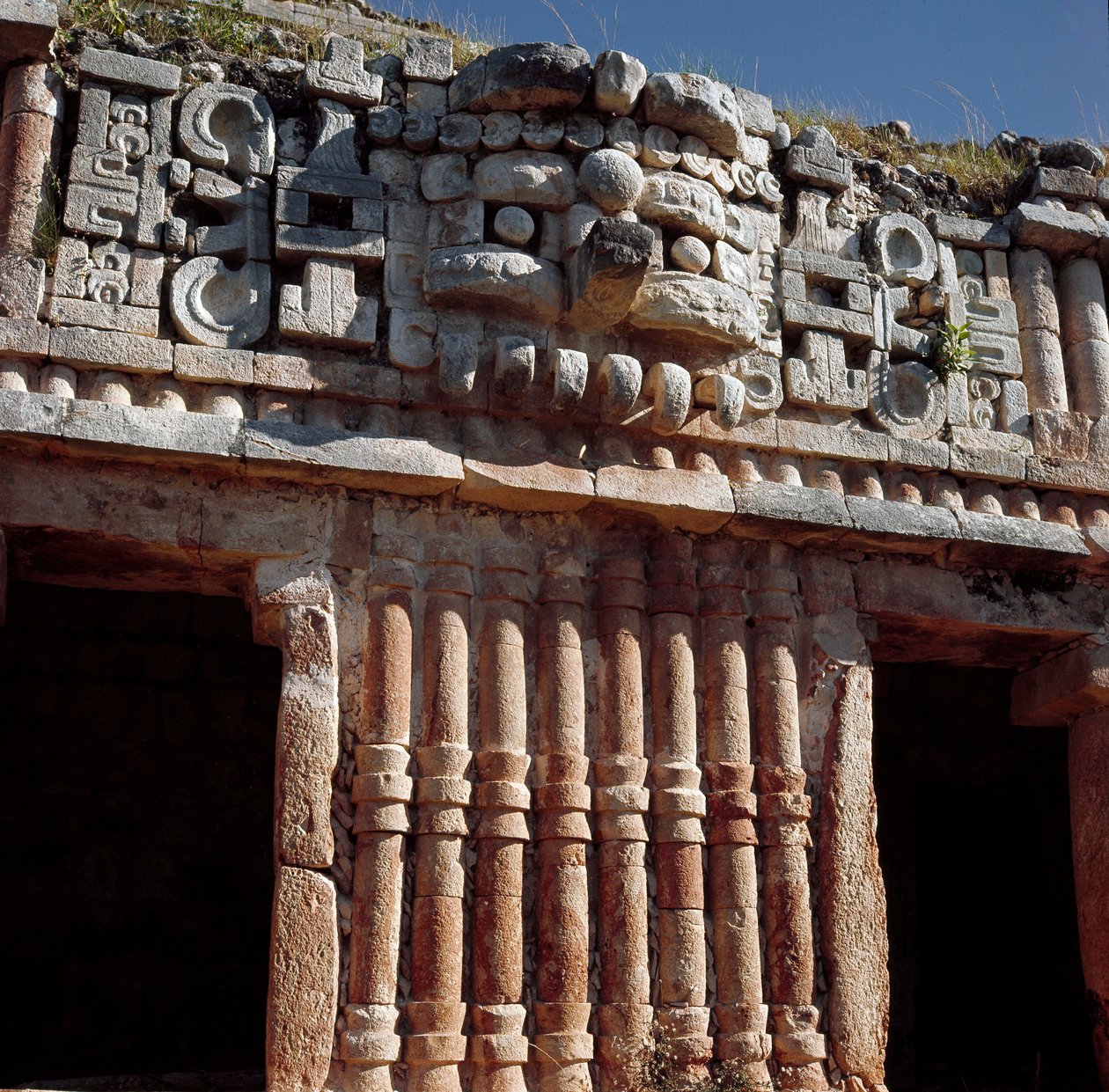 Utsikt over palasset av Mayan Mayan