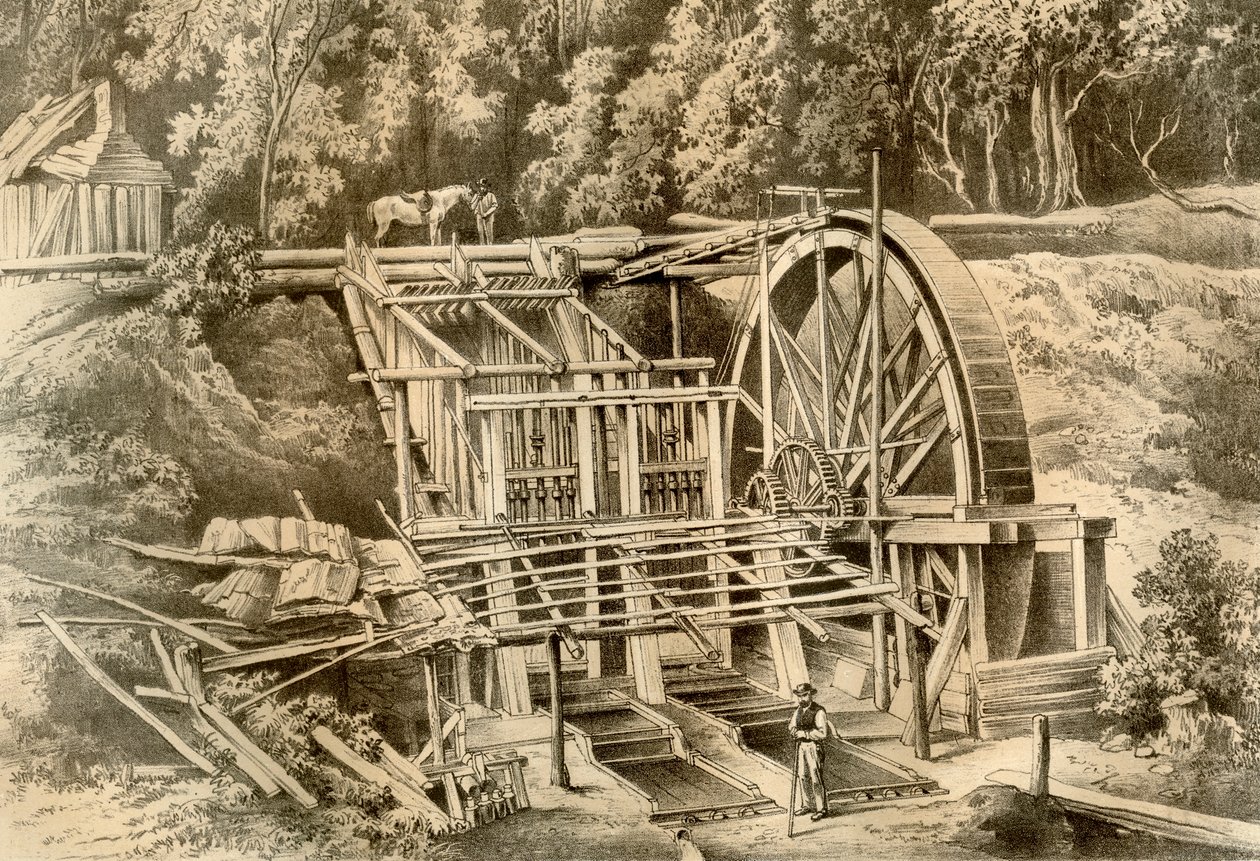 Kvartsknuseverk, Australia, 1879 av McFarlane and Erskine