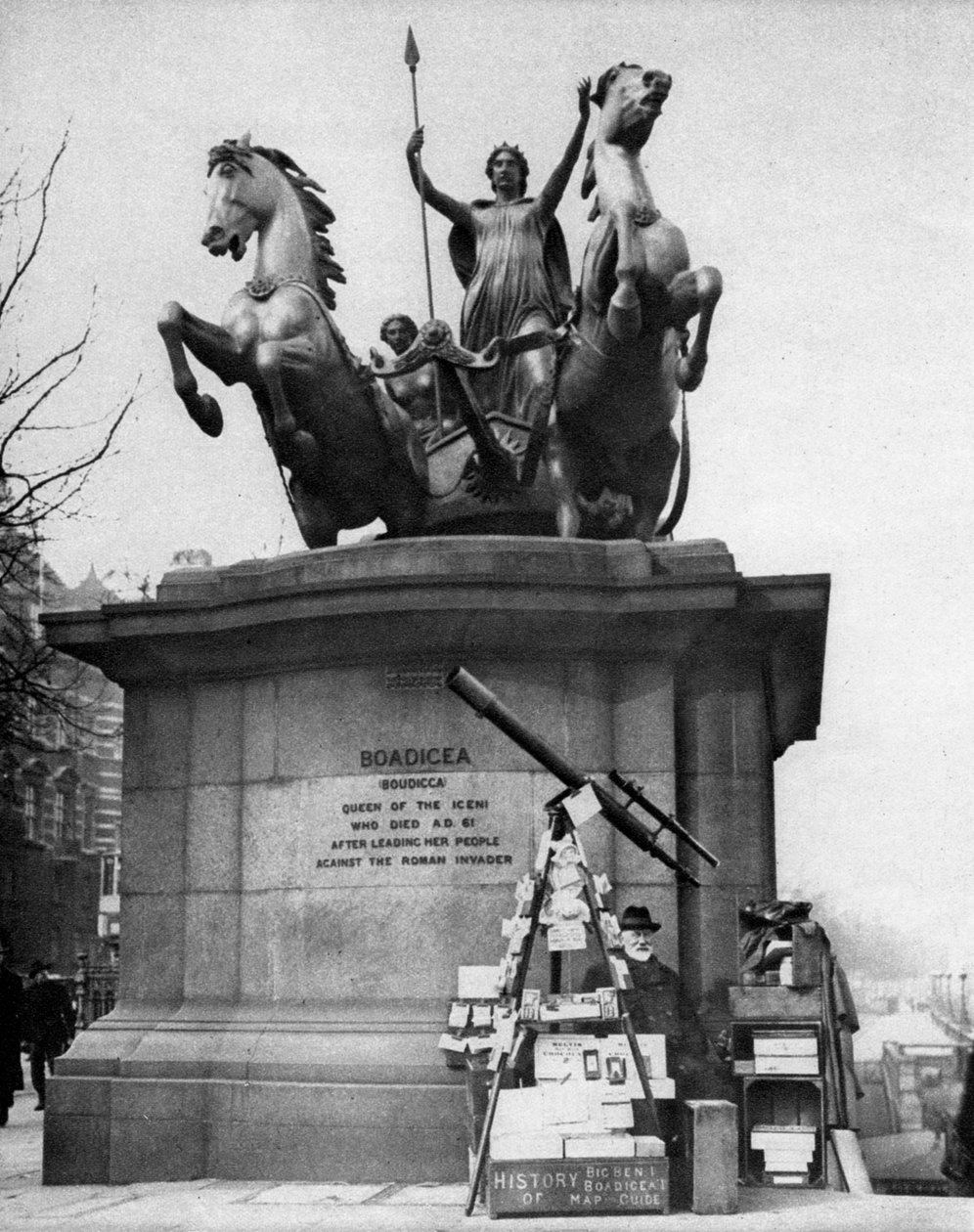 Westminster Bridge monument, London, 1926-1927. av McLeish