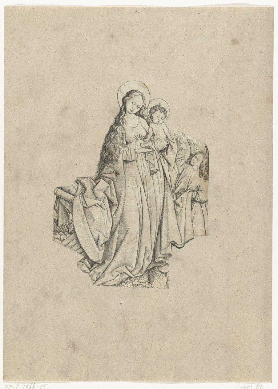 Mary med barn av Meester E.S.