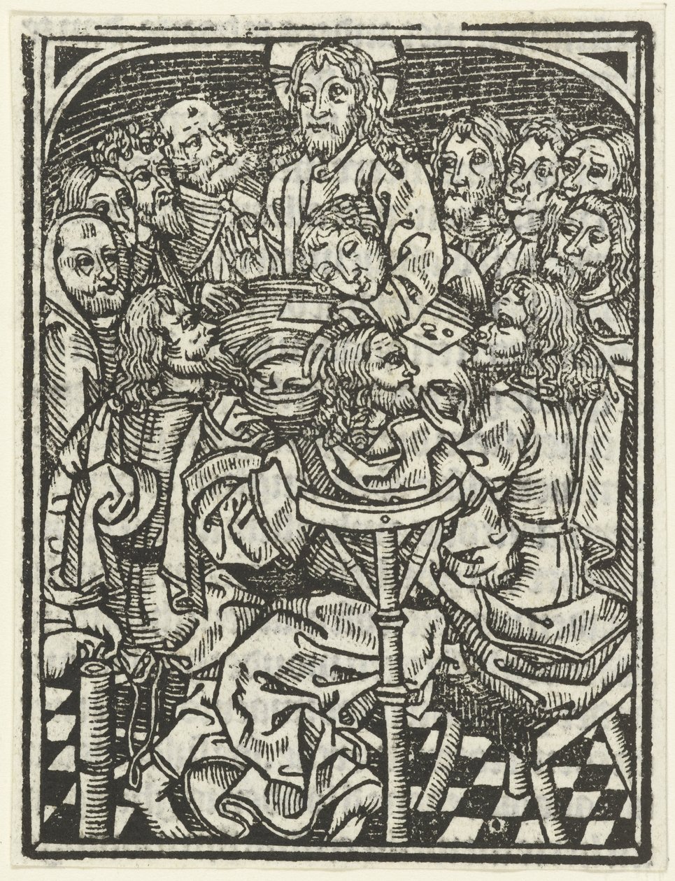 Det siste måltid av Meester van de Delbecq Schreiber Passie (attributed to)