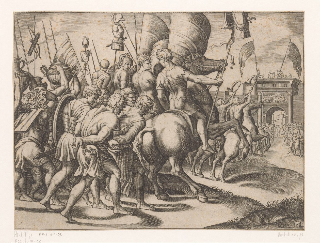 Triomf van Scipio av Meester van de Dobbelsteen