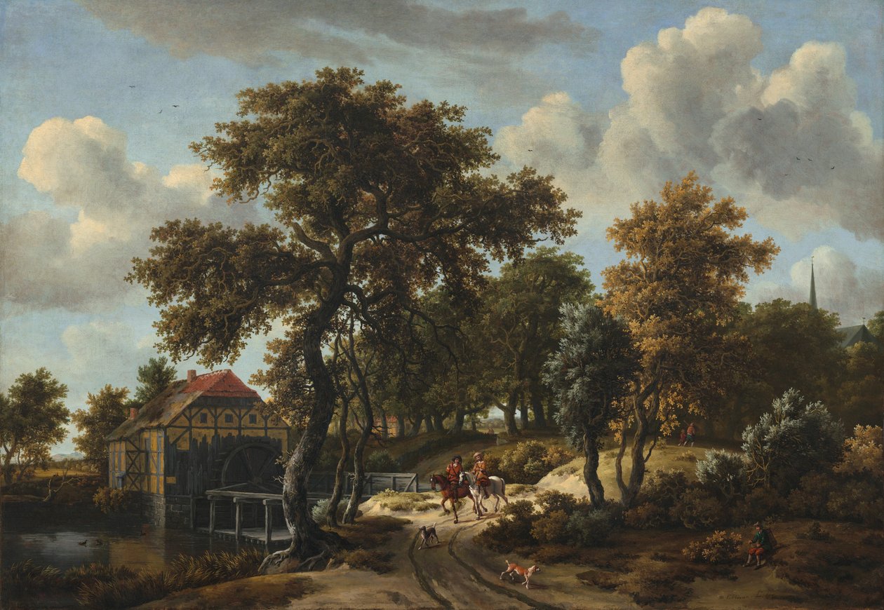 De reisende, 166[2]. av Meindert Hobbema