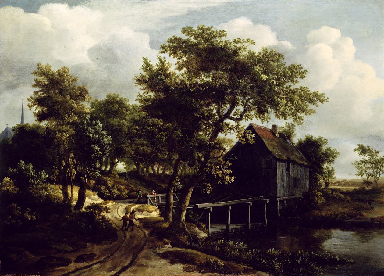 Vannmøllen, 1662 av Meindert Hobbema