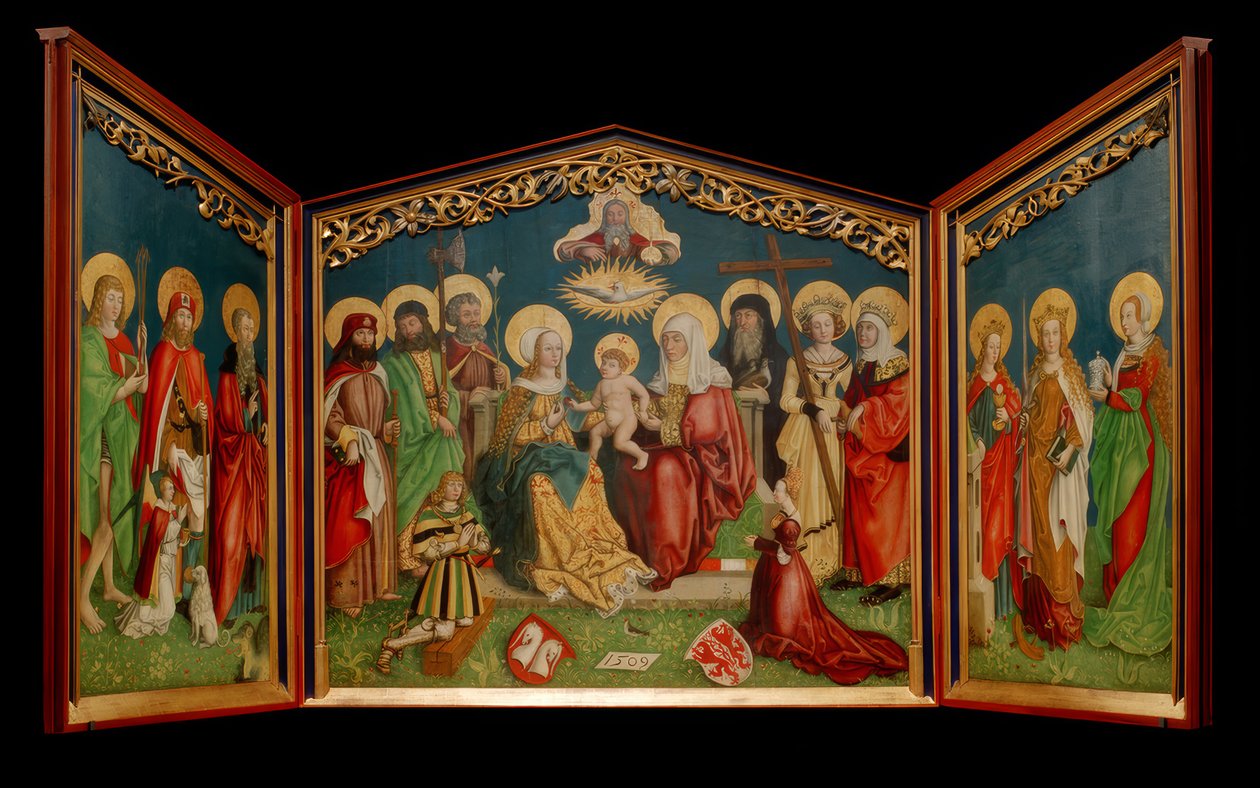 Annenaltar av Meister mit dem Stieglitz