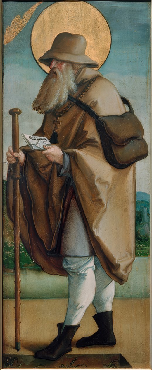 Saint Jodokus av Meister von Messkirch