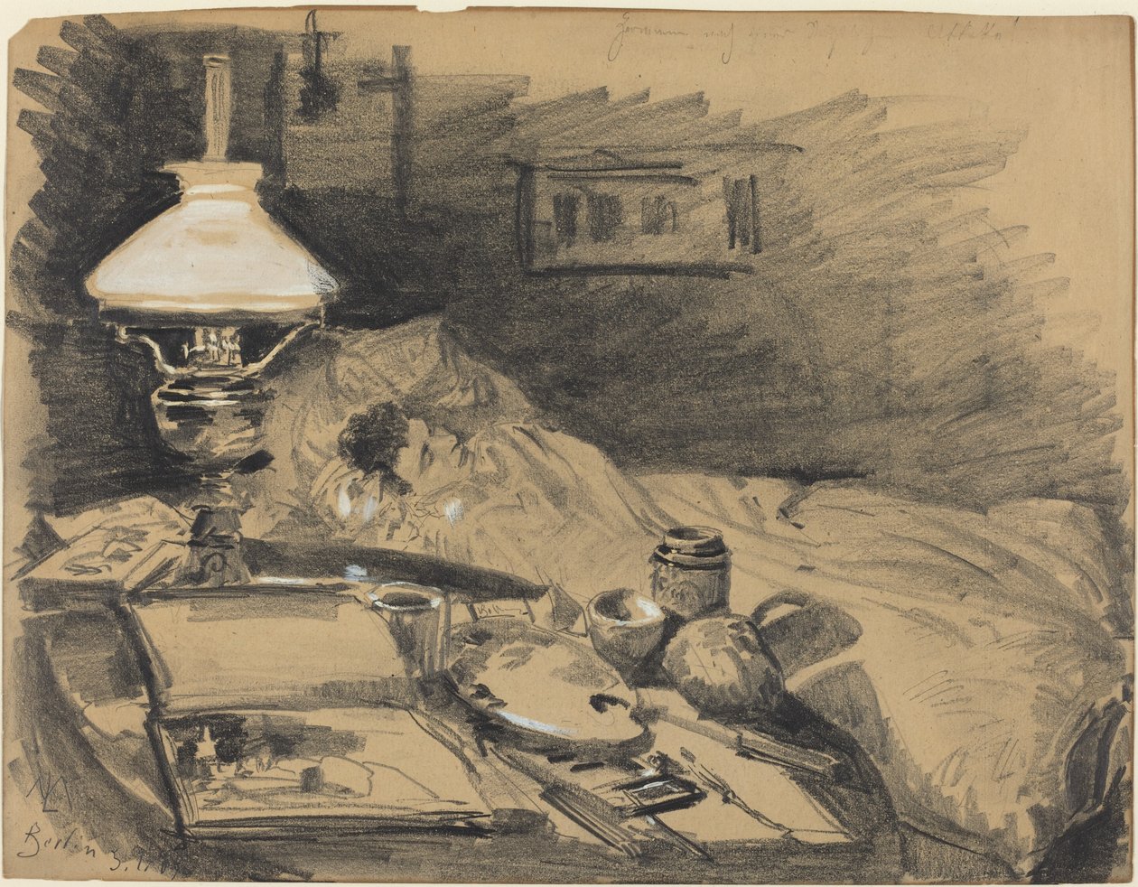 Kunstnerens studio av Melchior Lechter