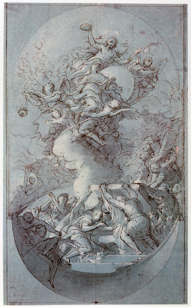 The Assumption, c1677-1727 av Melchior Steidl