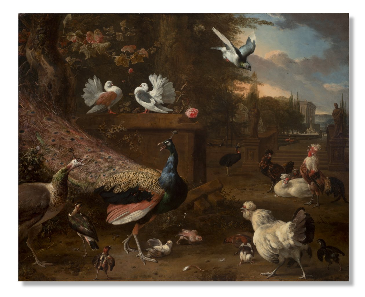 Menasjeriet, ca. 1680 av Melchior de Hondecoeter