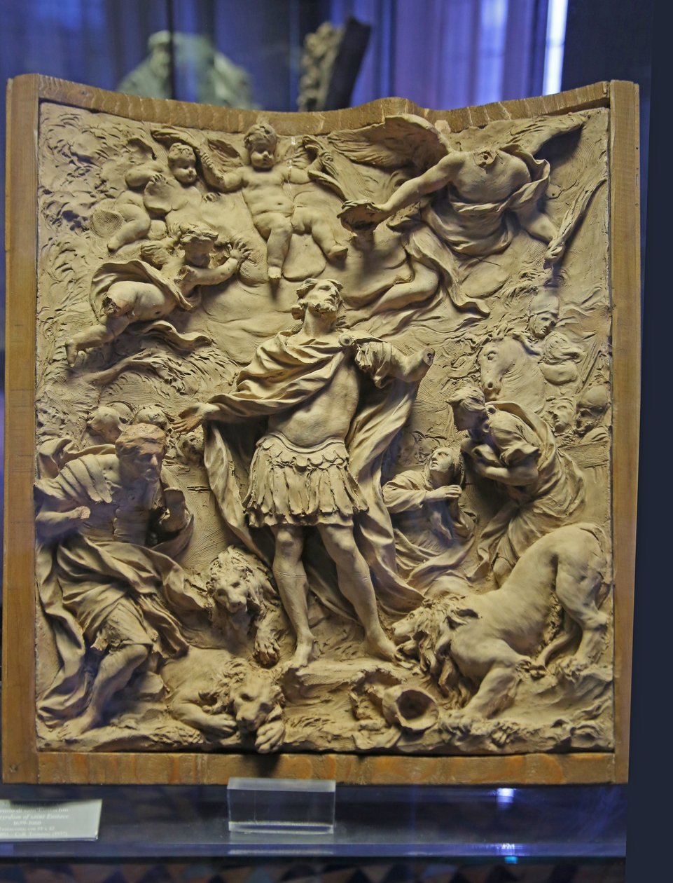 The Martyrdom of St Eustace, 1660 (stukk) av Melchiorre Cafa
