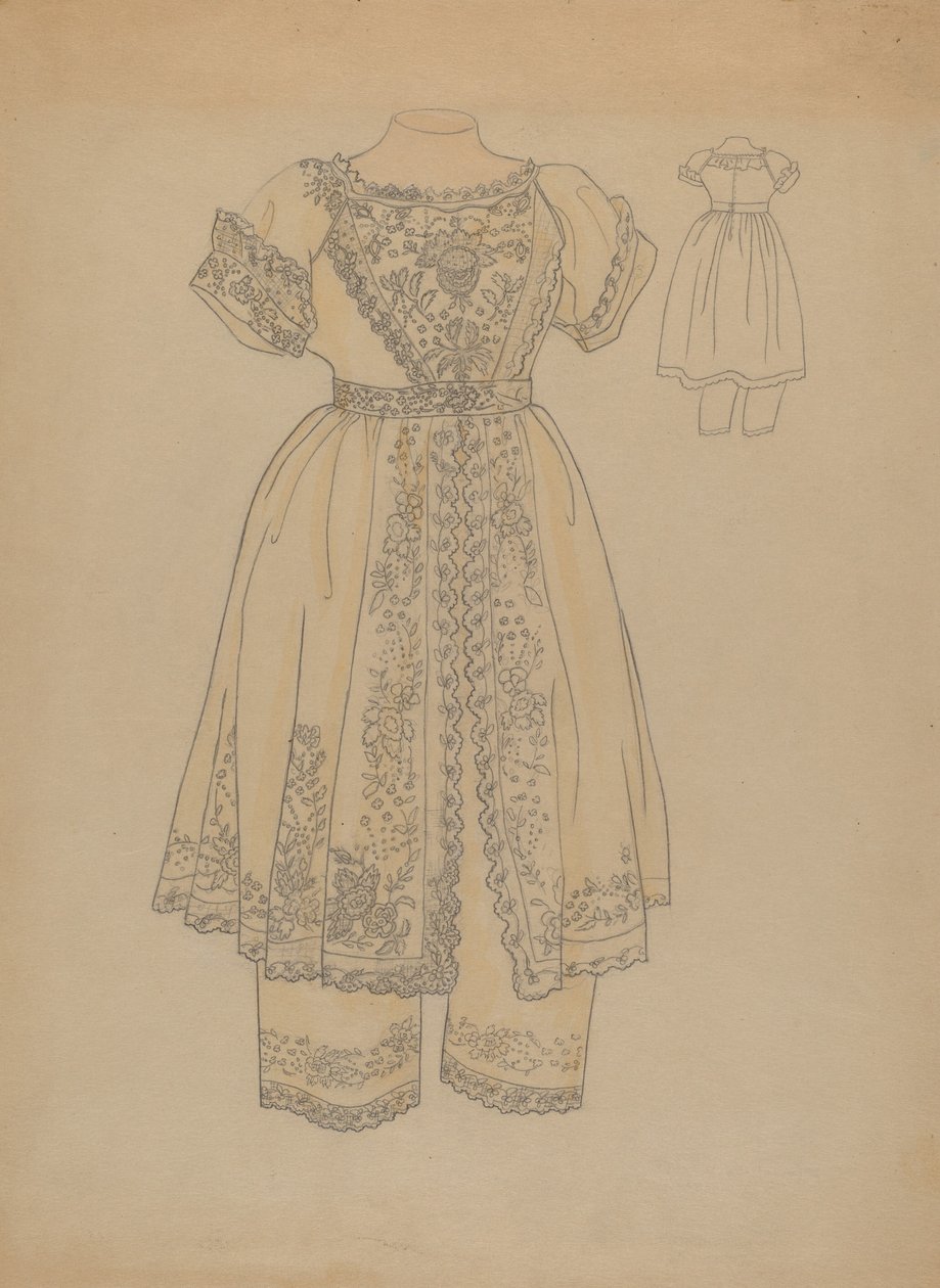 Barnekjole, ca. 1936. av Melita Hofmann