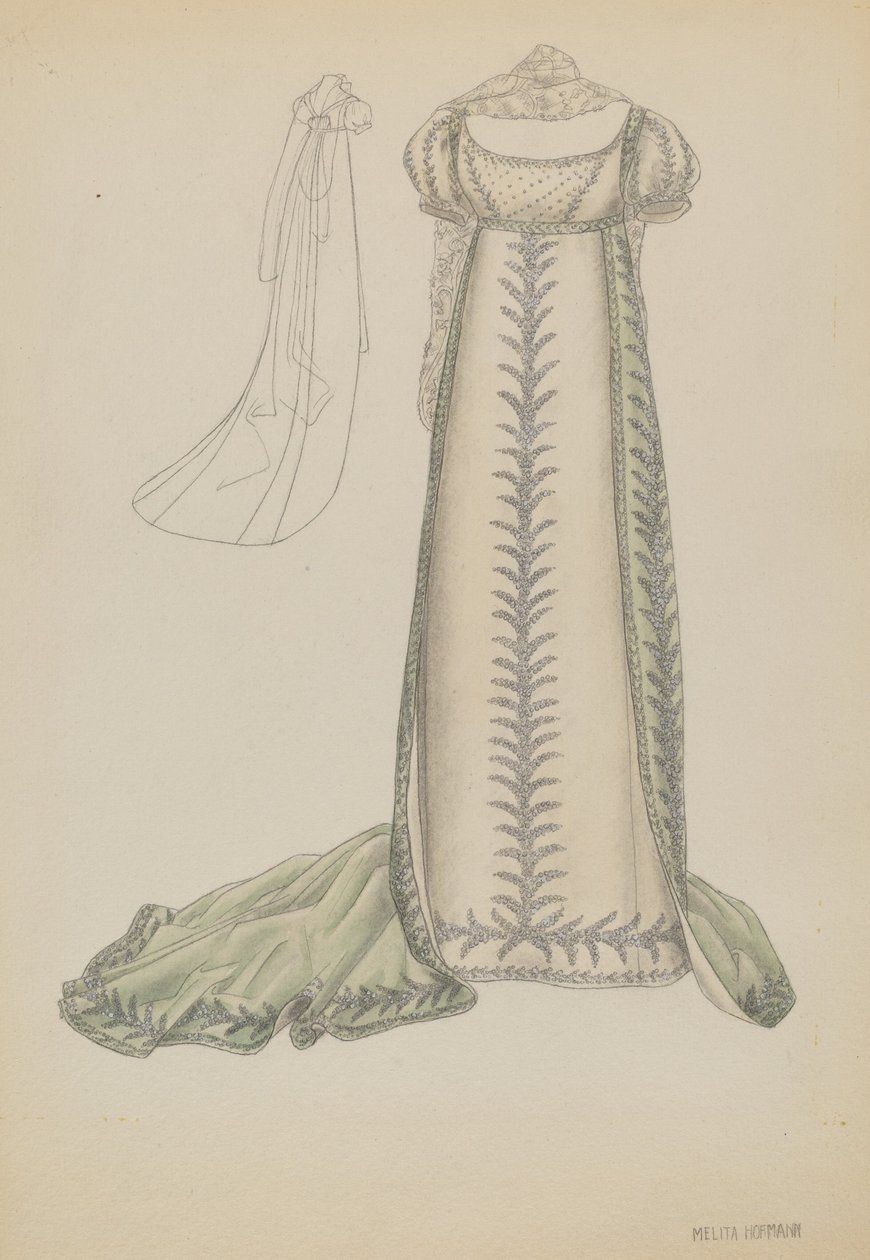 Court Dress, ca. 1936. av Melita Hofmann