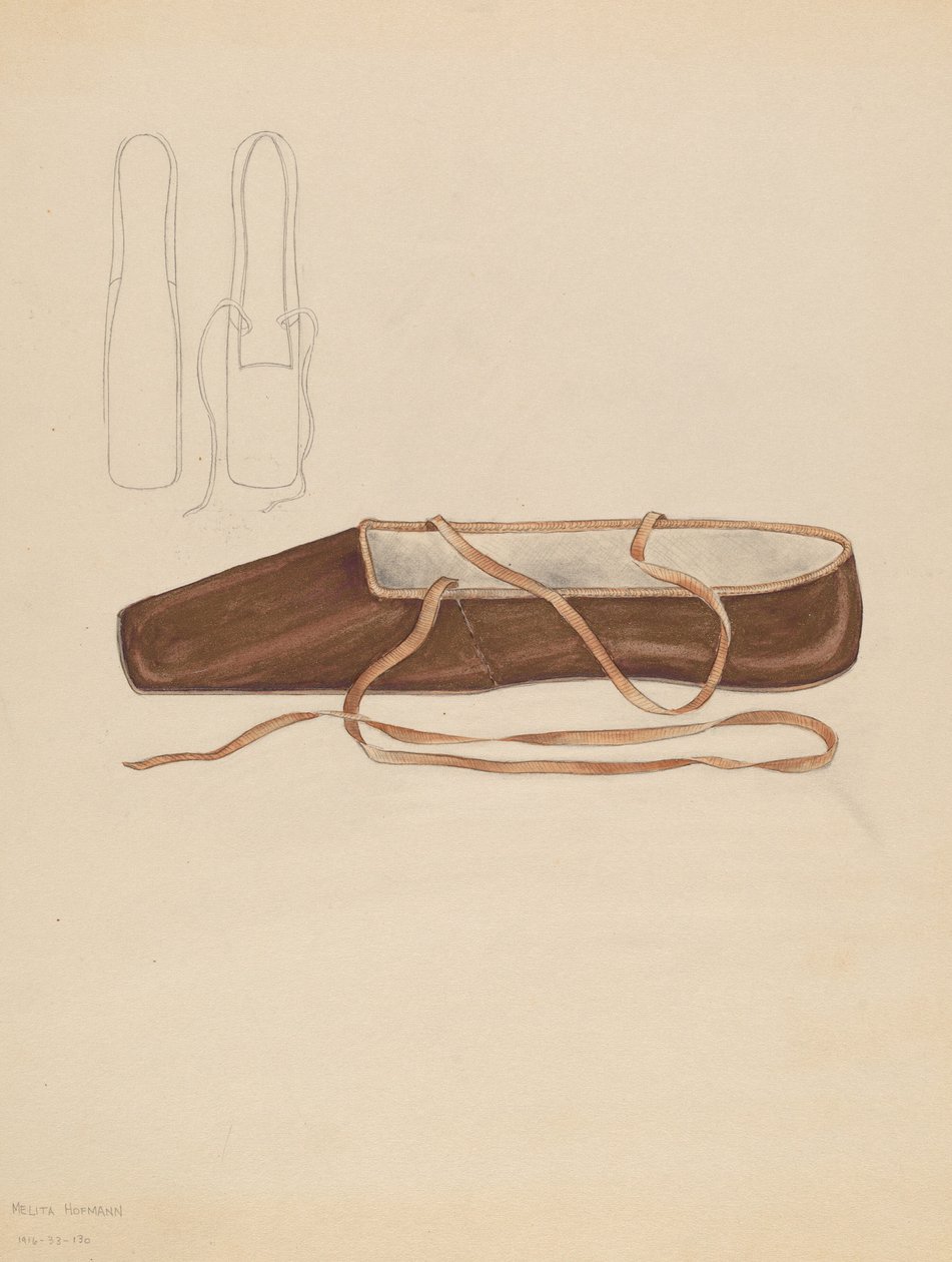 Tøffel, ca. 1936. av Melita Hofmann