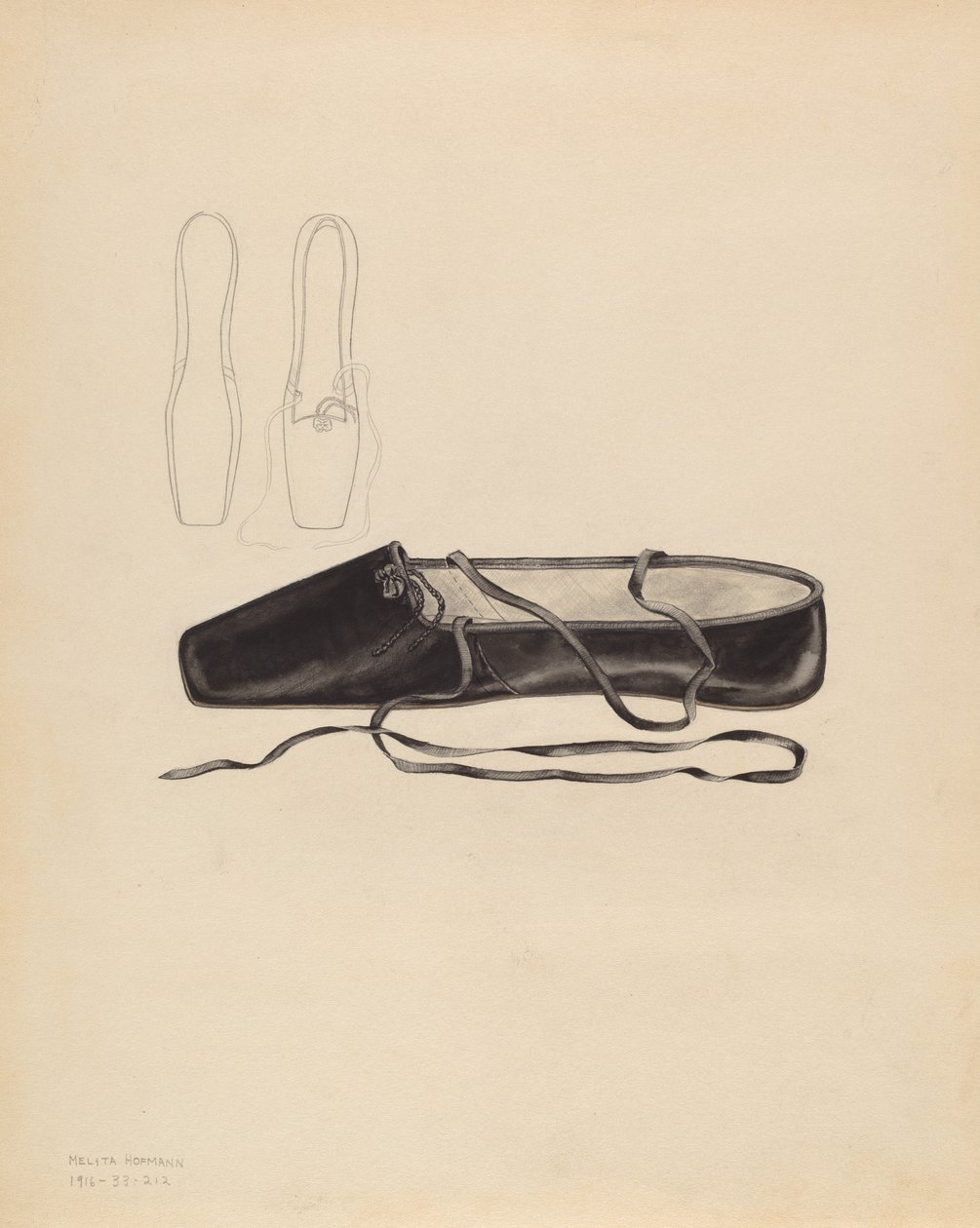 Tøfler, ca. 1936. av Melita Hofmann