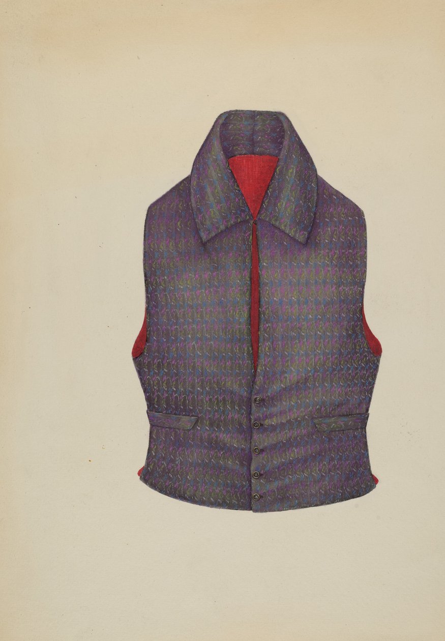 Vest, ca. 1937. av Melita Hofmann