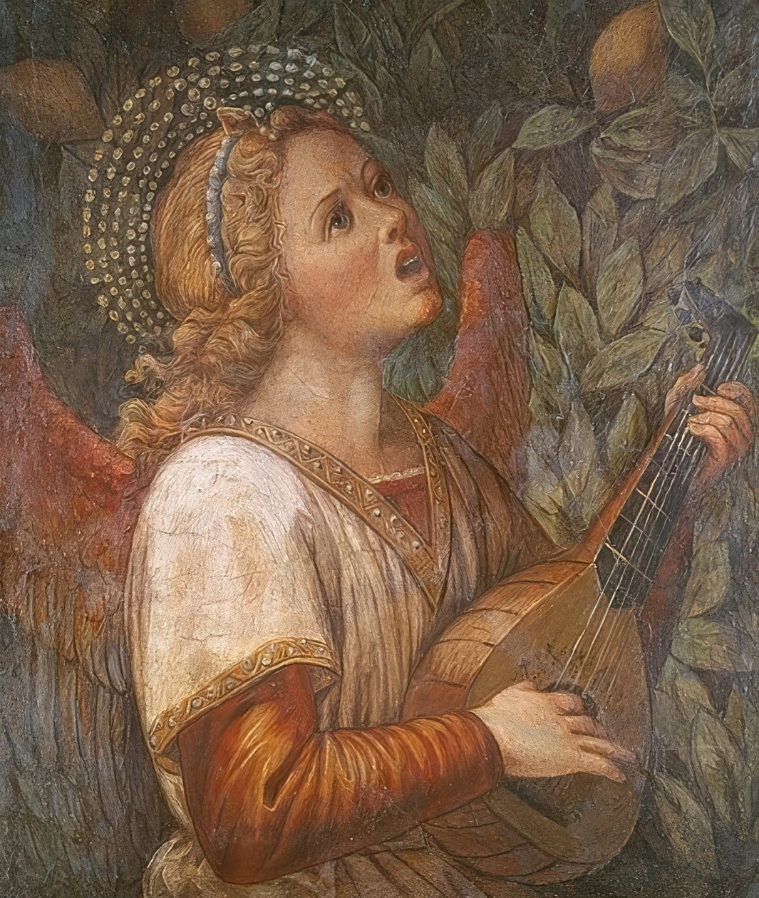 Engel lager musikk av Melozzo da Forli
