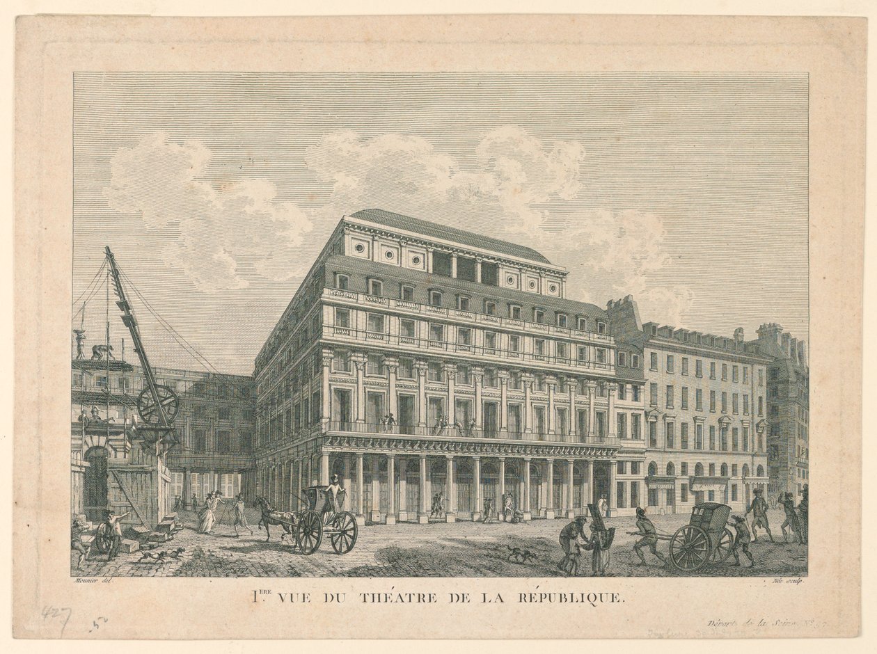 Republikkens teater, Paris av Mennier