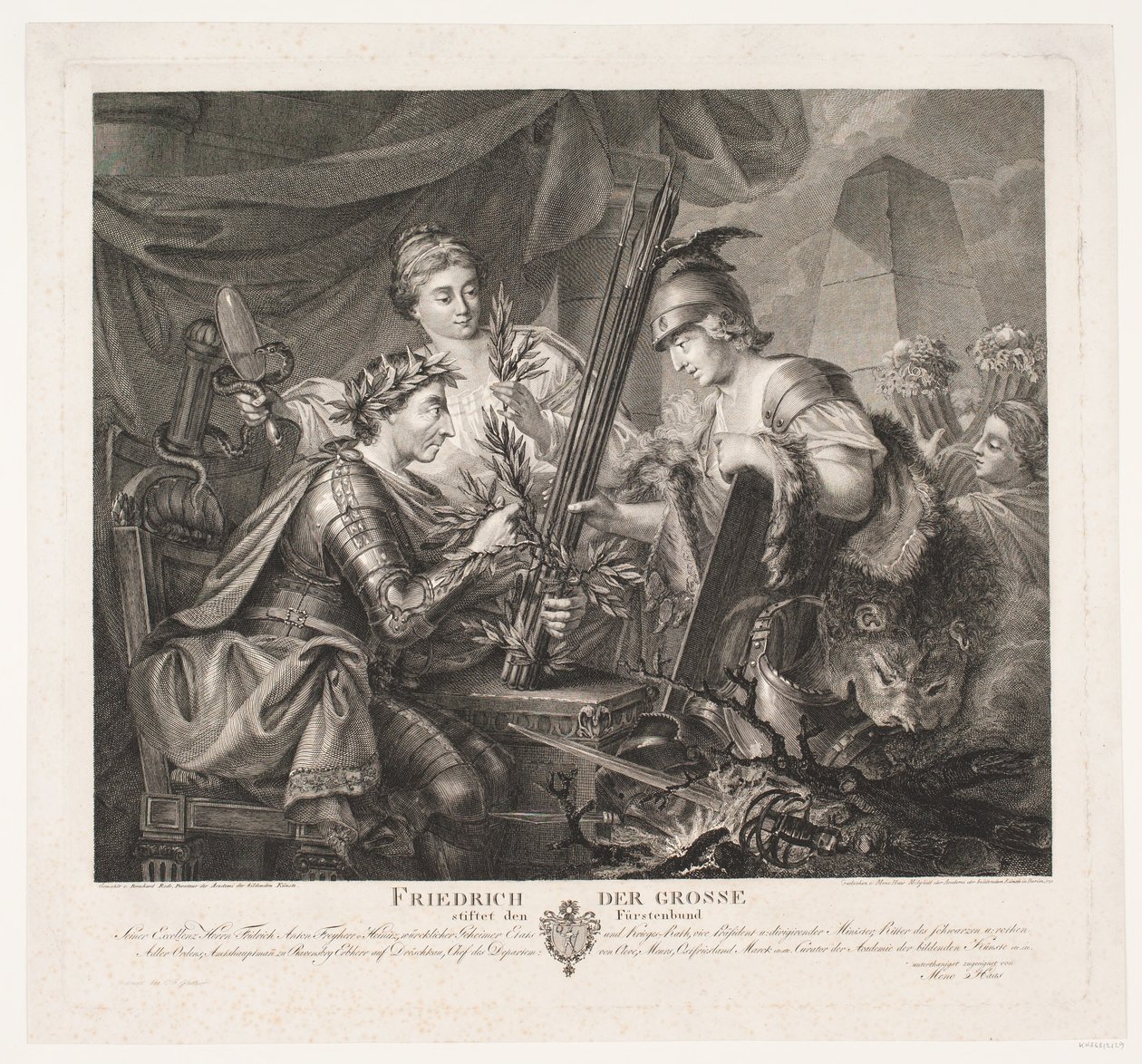 Frederick the Great grunnlegger League of Princes av Meno Haas