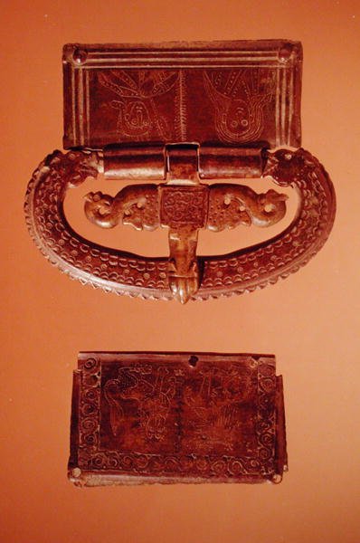 Beltespenne, fra Landifay (Aisne) (bronse) av Merovingian Merovingian