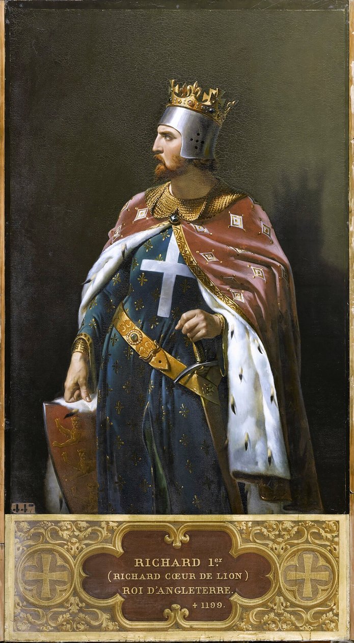 Richard I Løvehjerte, 1841. av Merry Joseph Blondel