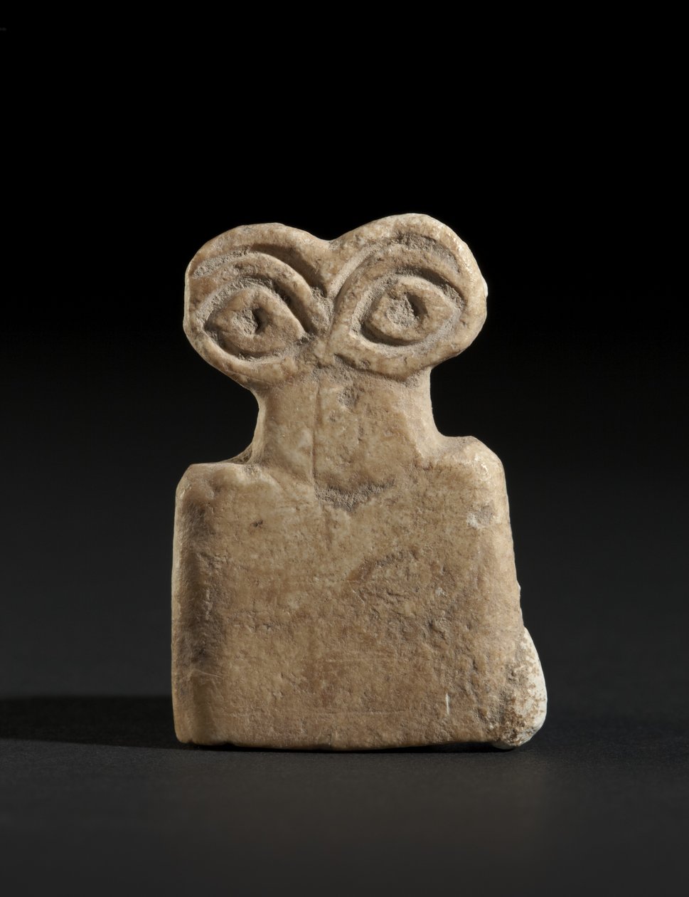 Eye idol amulett, ca. 3500 f.Kr. (gips) av Mesopotamian