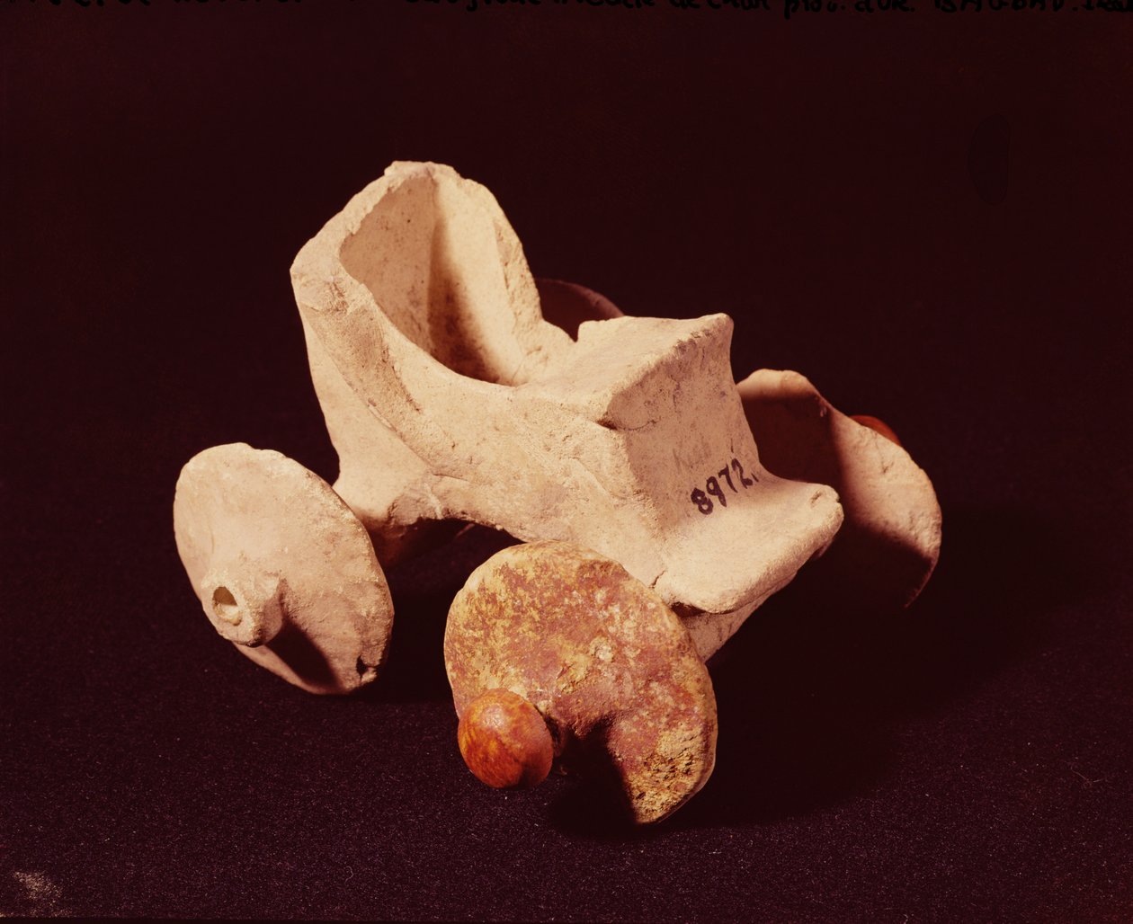Modell av en vogn, 2000-1595 f.Kr av Mesopotamian