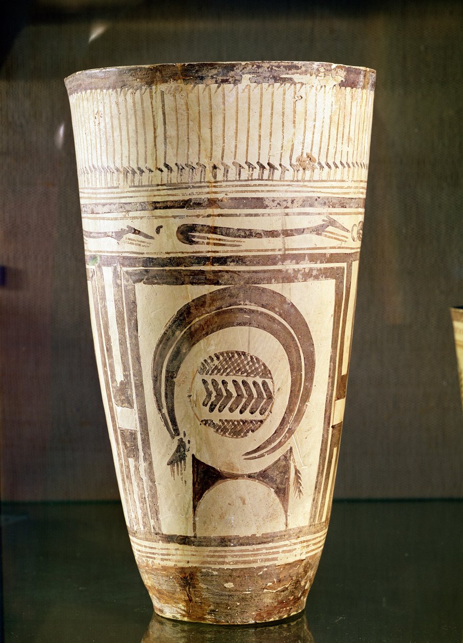 Vase, stil I, fra Susa, Iran, 5000-4000 f.Kr. (keramikk) av Mesopotamian