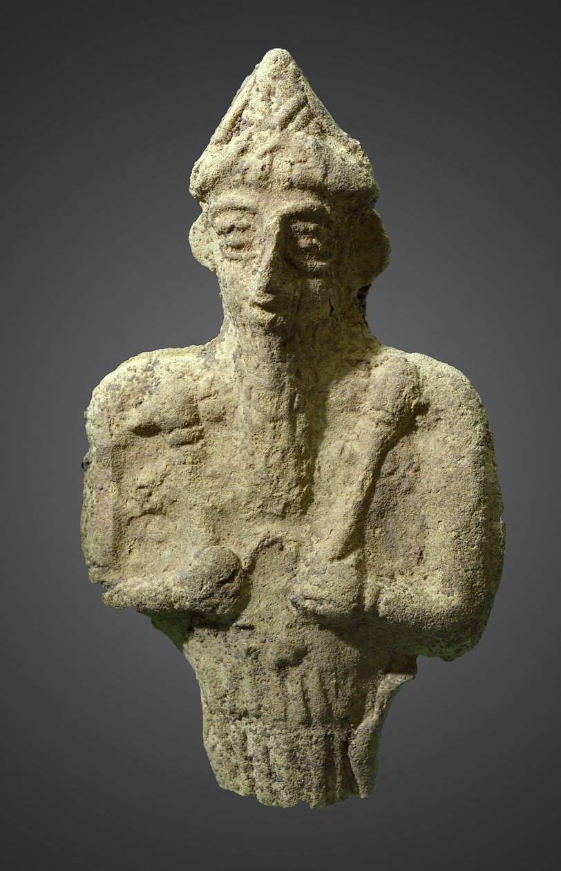 Nergal den mesopotamiske krigsguden, ca. 800-700 f.Kr av Mesopotamian