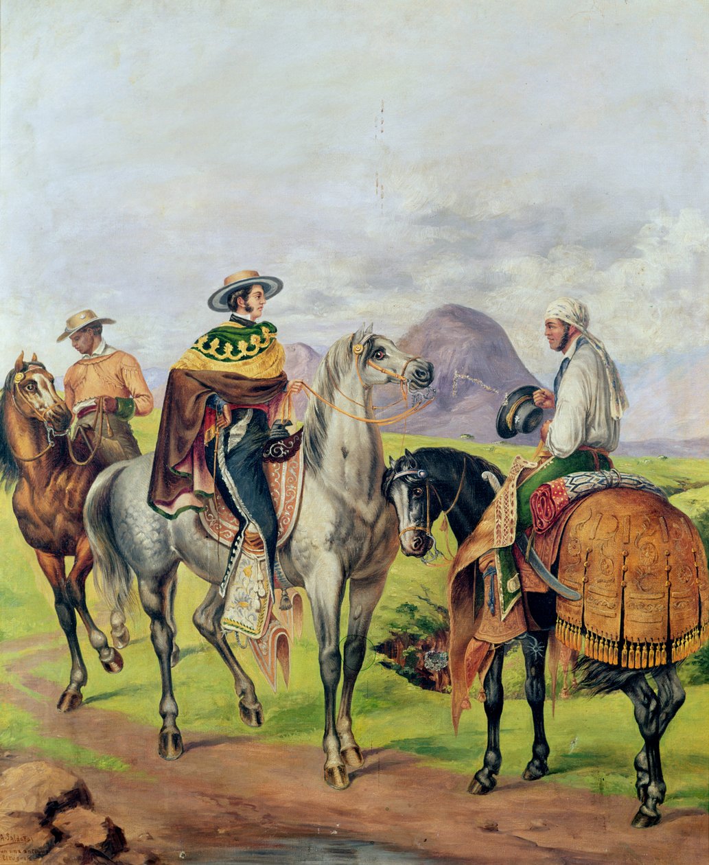 Ranchers av Mexican School
