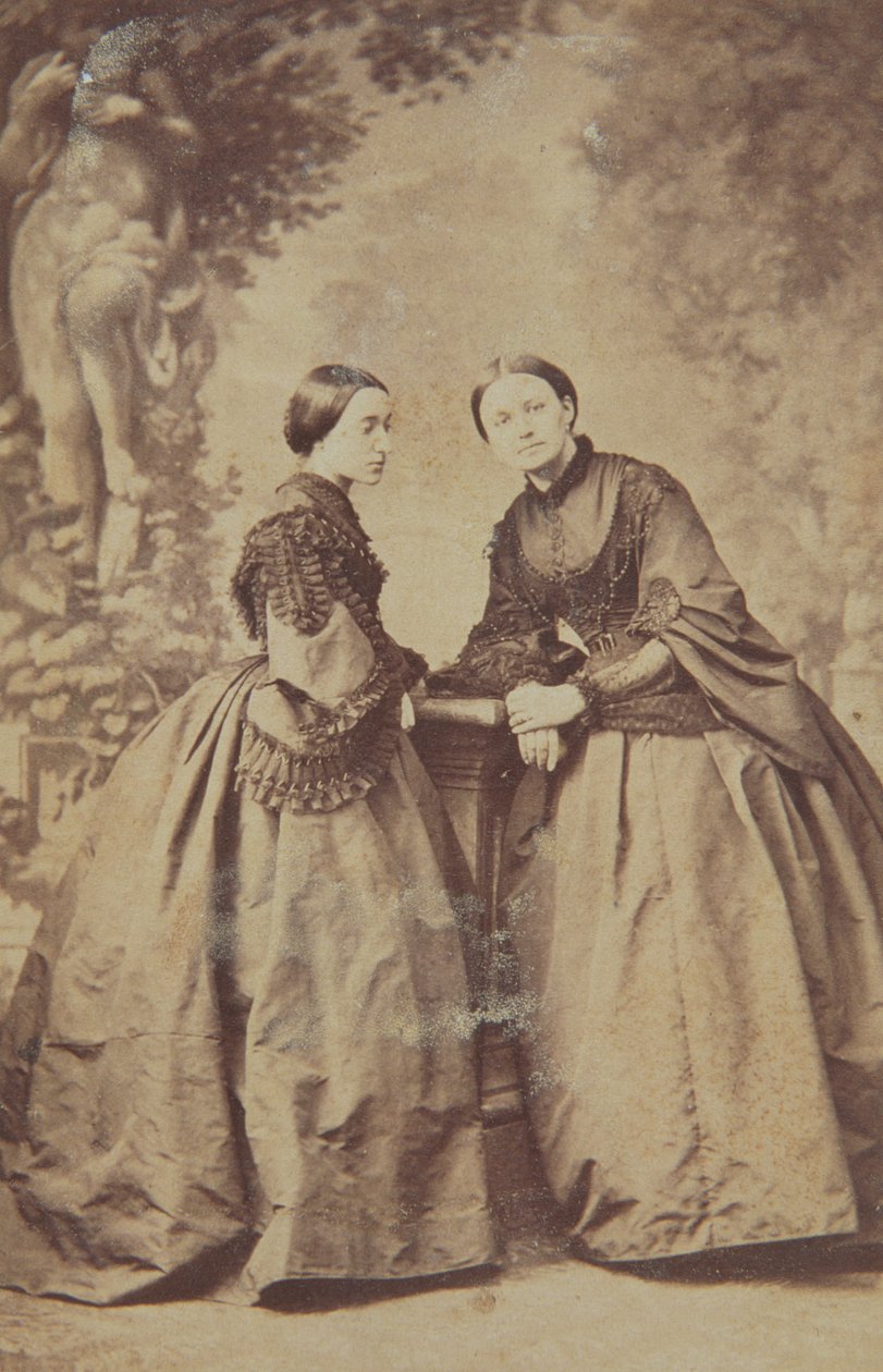 Grevinne Isabella Dzialynska (nee Czartoryska) og prinsesse Marie Czartoryska (nee Grocholskich) av Meyer and Pierson