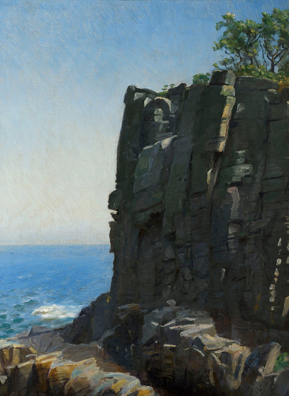 Sanctuary Cliffs på Rø av Michael Peter Ancher