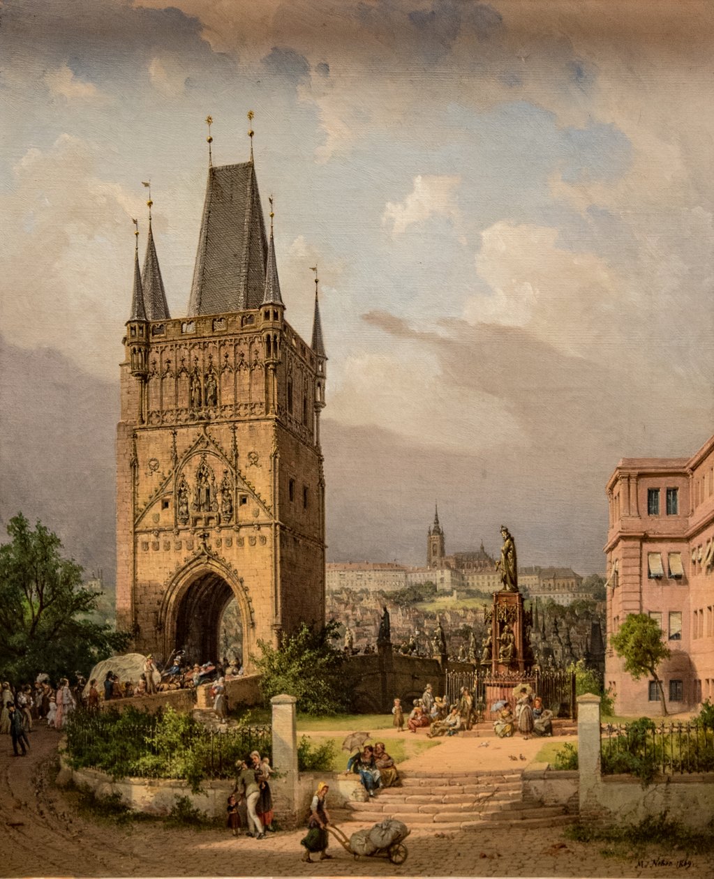 Utsikt over Hradschin av Michael Neher