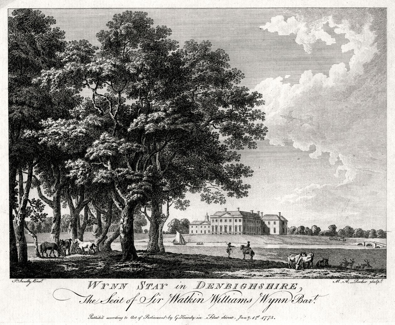 Wynn Stay i Denbighshire, Wales, 1775 av Michael Angelo Rooker