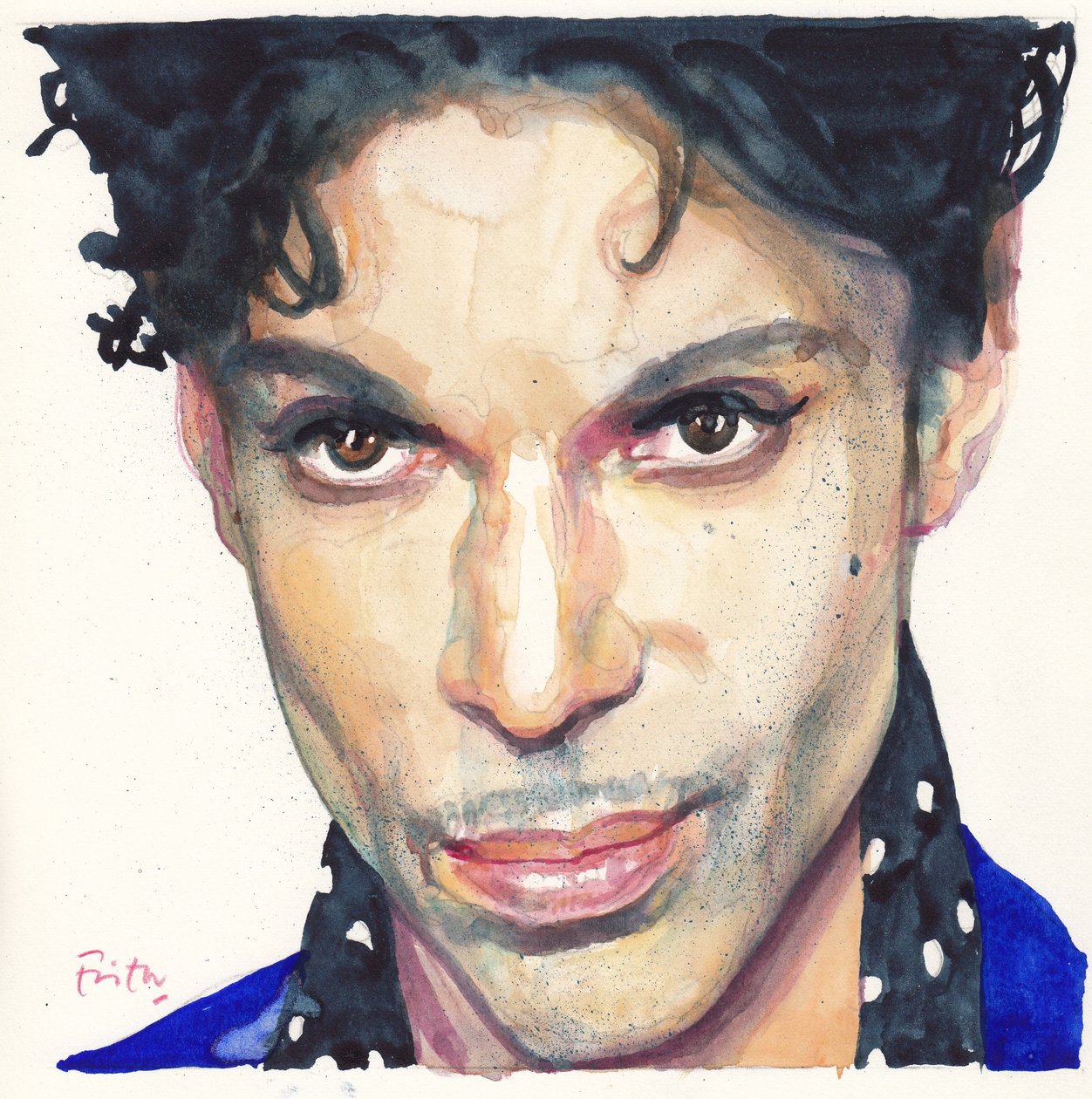 Prince (akvarell) av Michael Frith