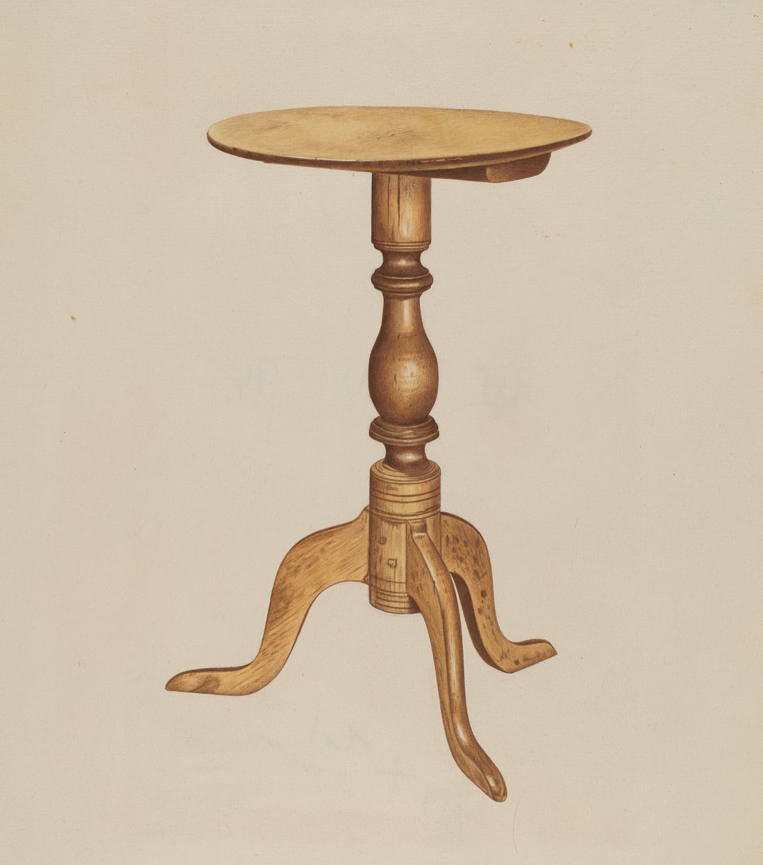 Tilfeldig bord, ca. 1938. av Michael Riccitelli