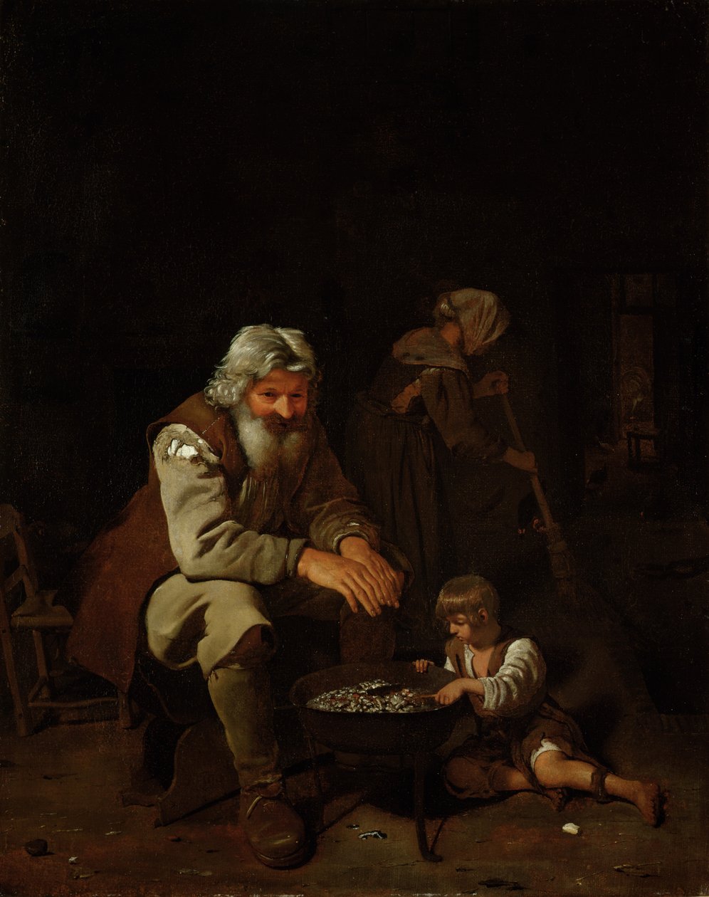 En allegori om vinteren av Michael Sweerts