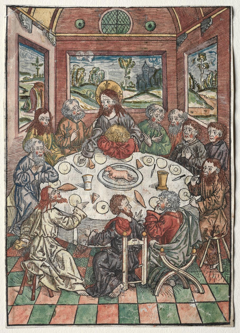 The Treasure Keeper: The Last Supper av Michael Wolgemut