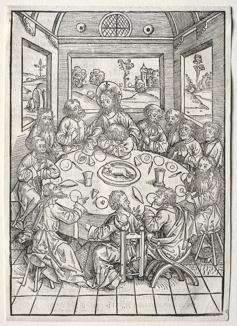 The Treasure Keeper: The Last Supper, 1491. av Michael Wolgemut