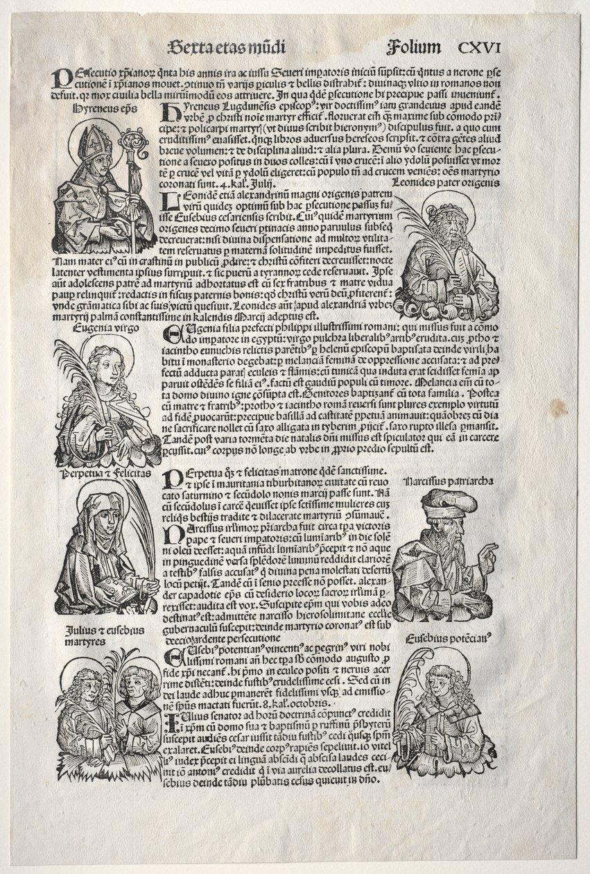 Nürnberg-krøniken, 1493. av Michael Wolgemut