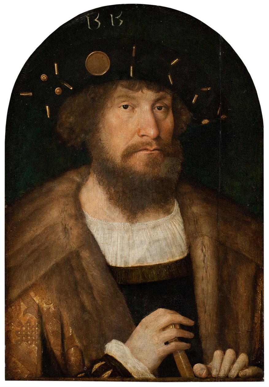 Portrett av den danske kongen Christian II av Michel Sittow