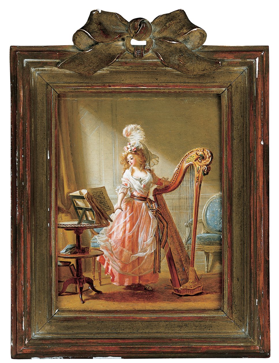 Musikktimen, 1788 av Michel Garnier