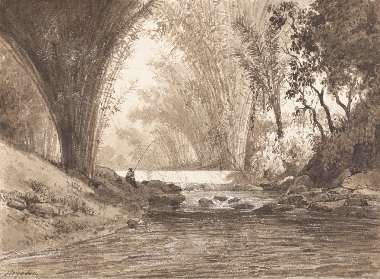 Maraval Dike av Michel Jean Cazabon
