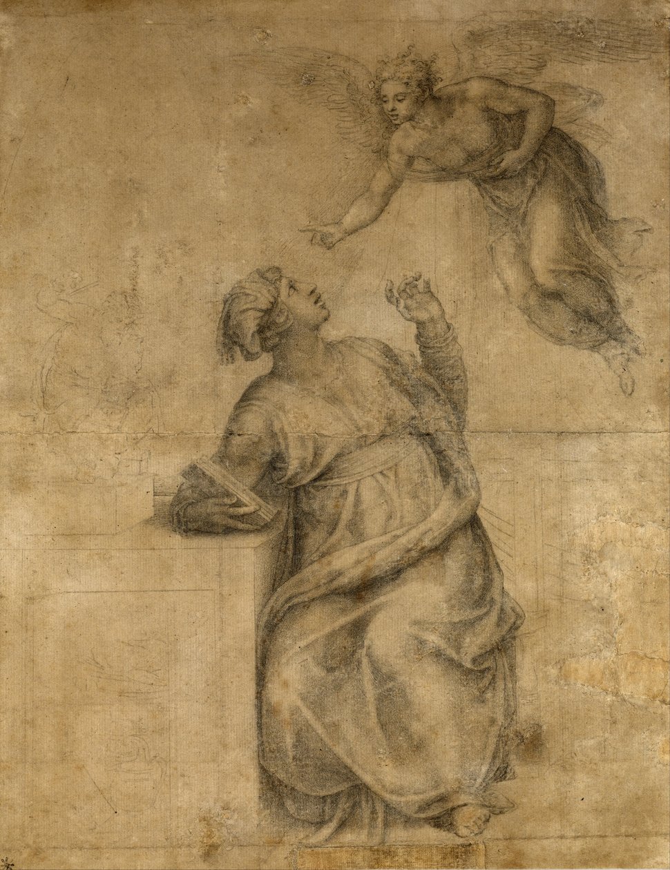 Kunngjøring for jomfruen av Michelangelo Buonarroti