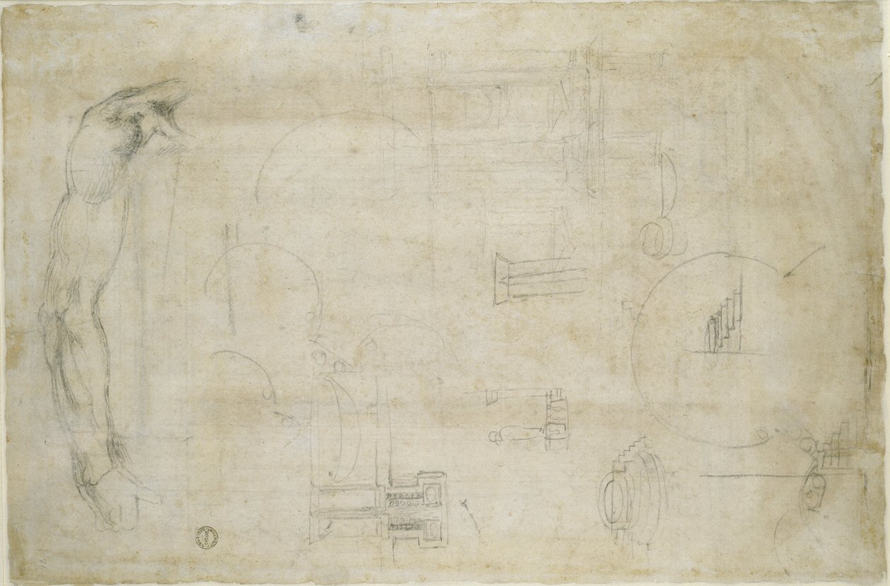 Architectural studies and A Man