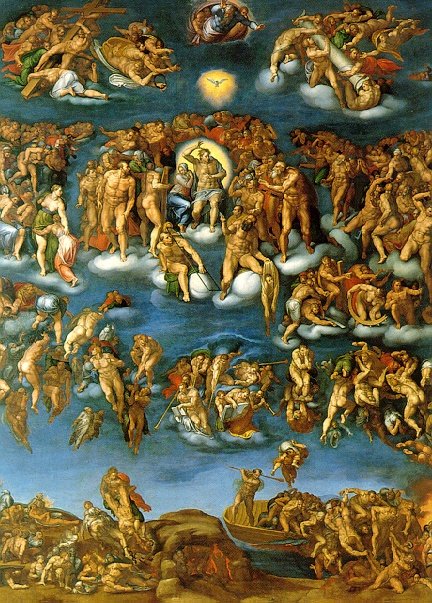 Den siste dommen av Michelangelo Buonarroti