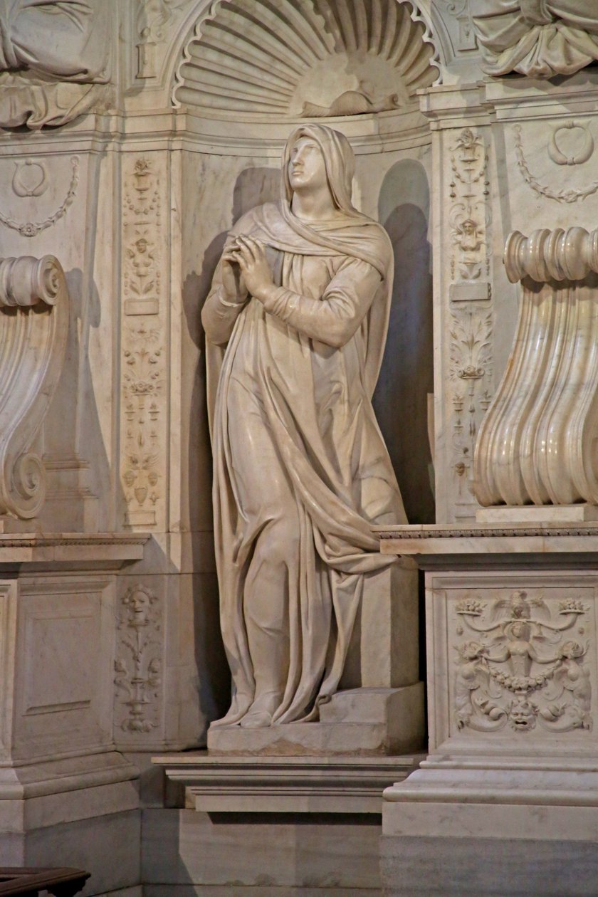 Leah, fra graven til Julius II, 1515 (marmor) av Michelangelo Buonarroti