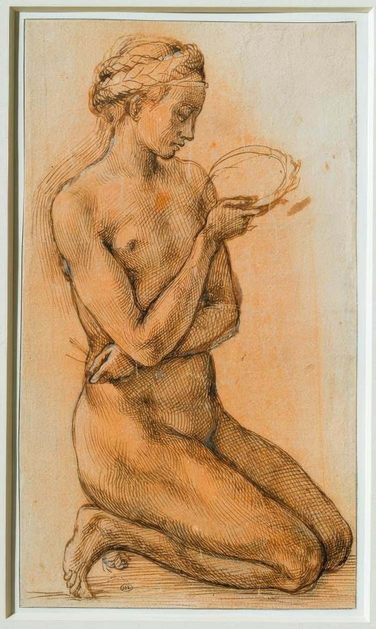 Maria Magdalena vurderer tornekronen av Michelangelo Buonarroti