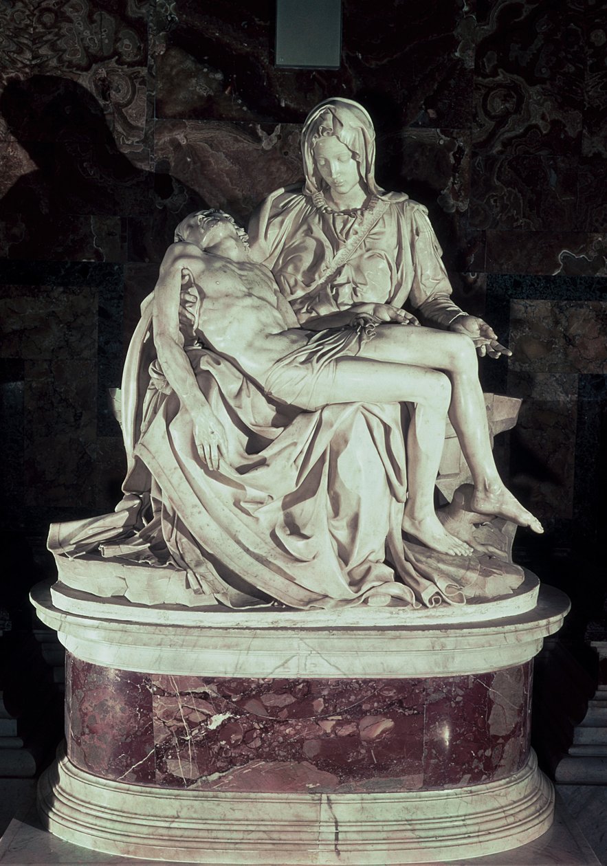 Pieta (marmor) av Michelangelo Buonarroti