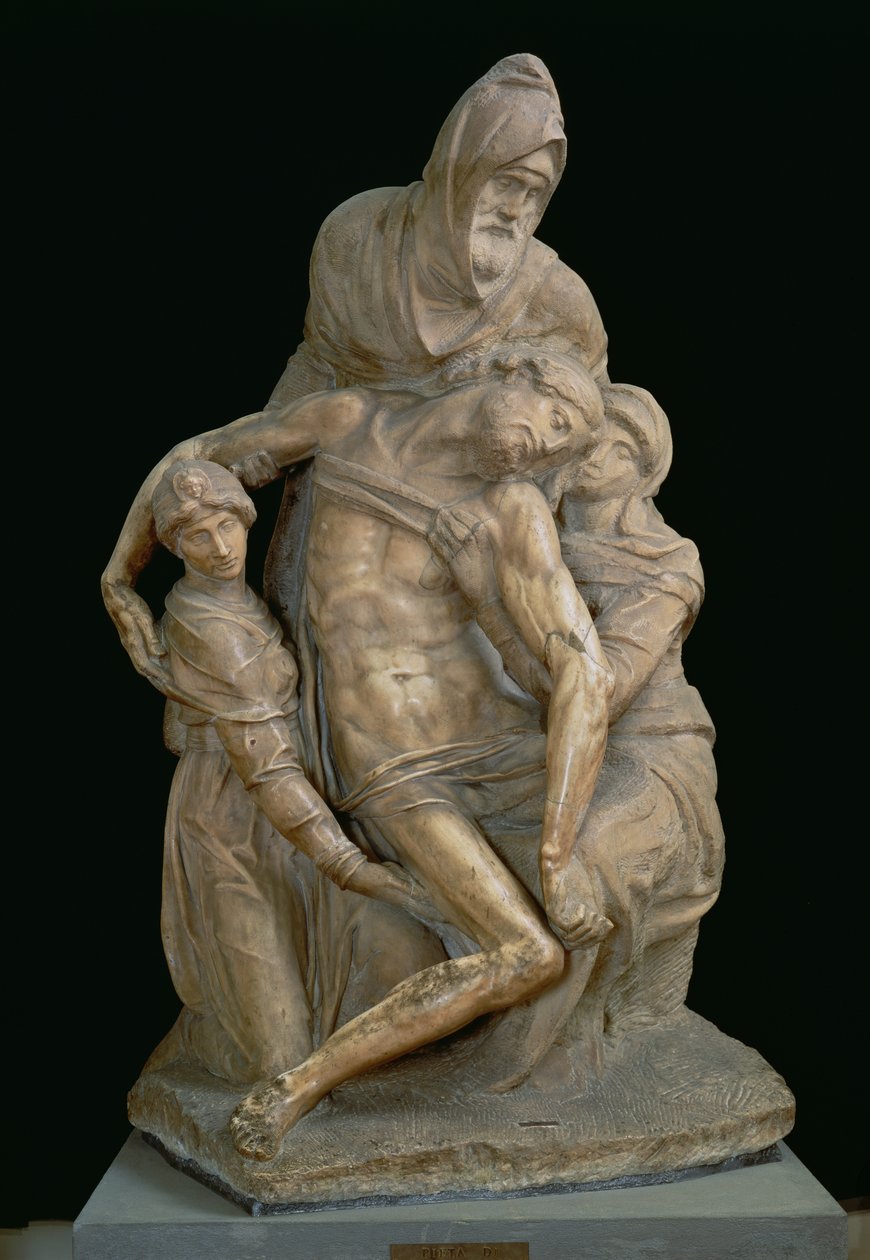 Pieta, 1553 (marmor) av Michelangelo Buonarroti