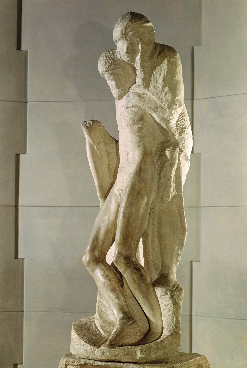 Rondanini Pieta, 1564 (marmor) (se også 121822) av Michelangelo Buonarroti